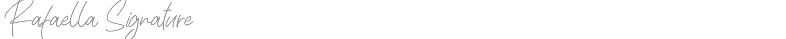 Rafaella Signature font preview